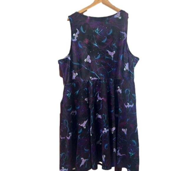 TORRID DISNEY THE LITTLE MERMAID NWOT SCUBA SLEEVELESS SKATER DRESS SIZE 3x - Picture 3 of 7